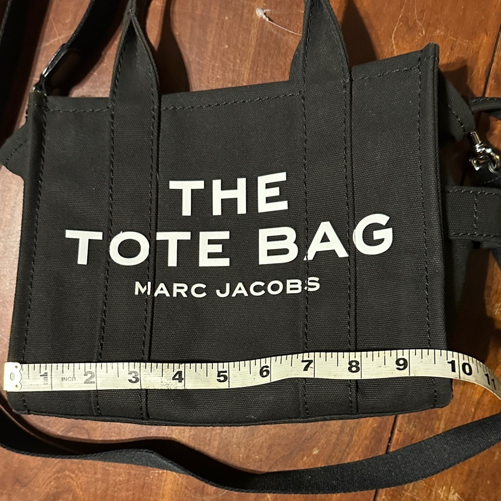 NWOT • Marc Jacobs Black The Tote Bag Mini Crossbody - Picture 2 of 11